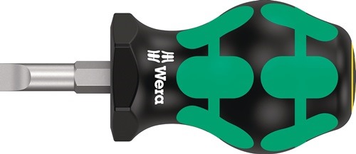 WERA 5008843001 Schraubendreher 335 Stubby Schneidenbreite 6,5 mm Klingenlänge 2