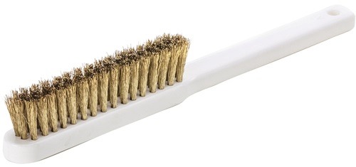 LESSMANN 182162 Feinbürste  Länge 225 mm 0,15 mm Messing gewellt 4-reihig