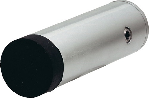 KWS 207031 Wandtürpuffer 2070 Aluminium silberfarbig eloxiert Länge 60 mm