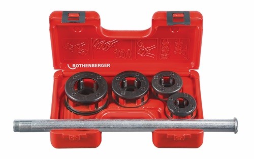 ROTHENBERGER 070781X Schneidkluppen-Set SUPER CUT 1/2, 3/4, 1, 1 1/4 ''