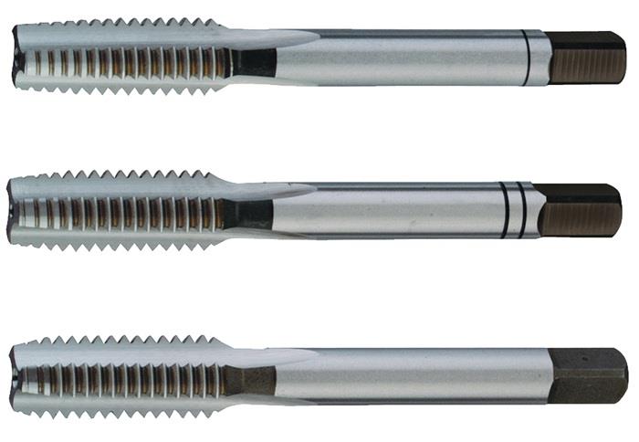 TECWERK  Handgewindebohrer-Satz DIN 352 M22x2,5 mm HSS ISO2 (6H) 3 teilig