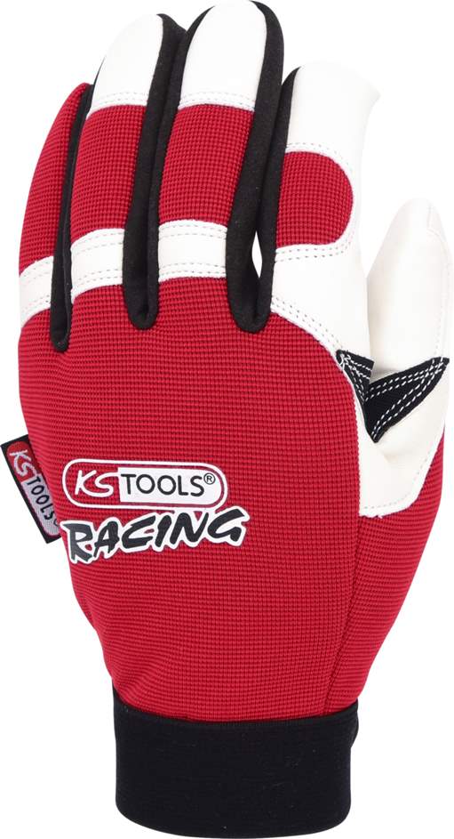 KS Tools 310.0255 Leder-Mechaniker-Handschuh, Vibrationsgedämmt, 10