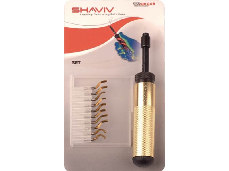 SHAVIV 155-00258 Entgrater-Set  Golden Flex Set B 7 teilig