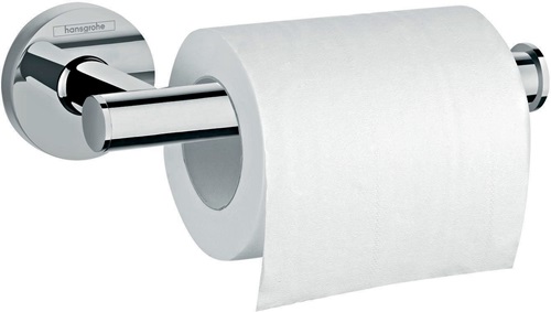HANSGROHE 41726000 Papierrollenhalter Logis Universal chrom ohne Deckel