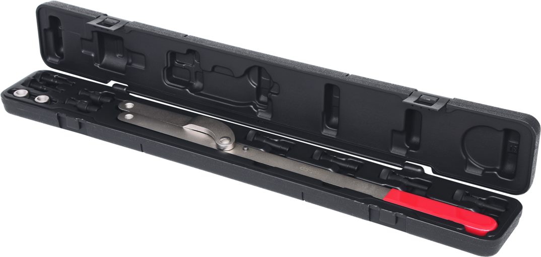 KS Tools 150.3000 Universal Riemenscheiben-Gegenhalter-Satz, 11-tlg.