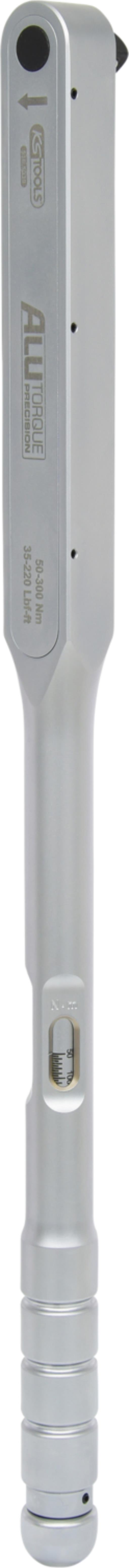 KS Tools 516.5039 1/2''ALUTORQUEprecision-Drehmomentschlüssel, 50-300Nm, Rechtsa