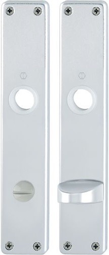 HOPPE 6272132 Langschildpaar 202SP F1/ naturfarbig F1 SK/OL 78 mm