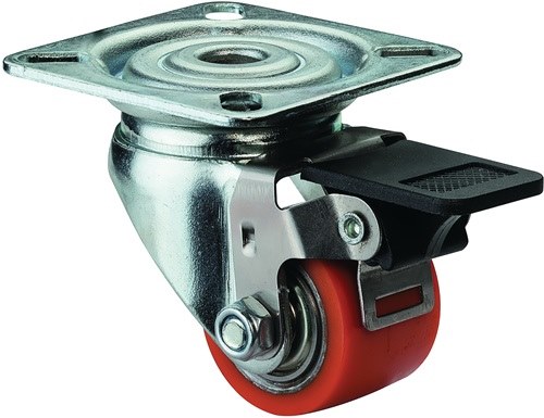 BS ROLLEN A620.C10.035 Lenkrolle mit Feststeller  Rad-Ø 35 mm Tragfähigkeit 100