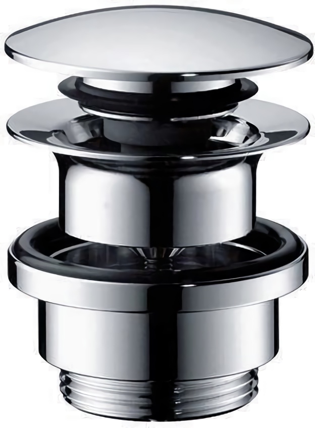 HANSGROHE 50100000 Ablaufventil hansgrohe chrom für Waschtisch- und Bidetmischer