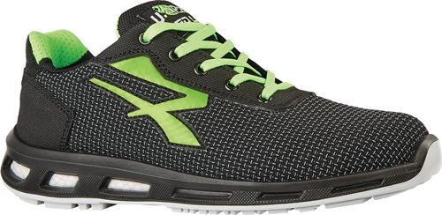 U.POWER RL20356-42 Sicherheitsschuh RedLion STRONG Größe 42 W. 11 schwarz/grün