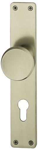 HOPPE 6710586 Knopflangschild 54/202 Aluminium F2 72 mm  PZ