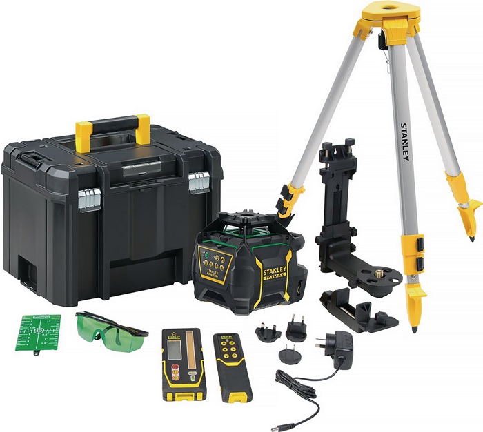 STANLEY FMHT77448-1 Rotationslaser FatMax® RL750L mit Detektor = 600 m grün / 63