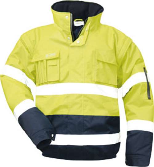 Gr .XL (58/60) *HASSO* WARNSCHUTZPILOTJACKE GELB/MARINE gelb *HASSO* high vis pi