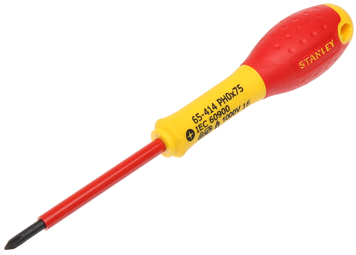 Stanley 0-65-414 Schraubendreher FatMax isoliert PH0 75mm