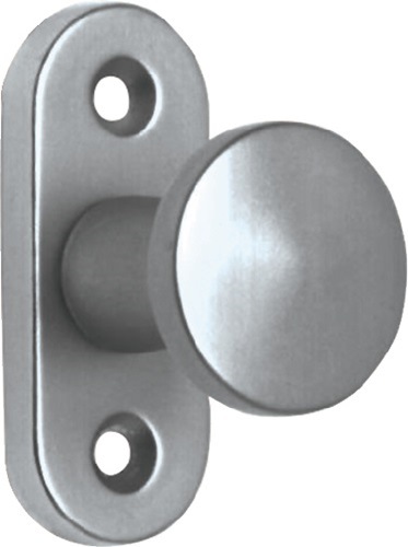 EDI 6041/0000/02 Hebetürknopf  Aluminium F2 / neusilberfarbig 34,5 mm