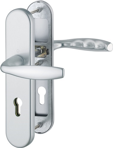 HOPPE 3664662 Schutzgarnitur New York 1810H/3331/3410 Aluminium F1 72 mm 36-46 m