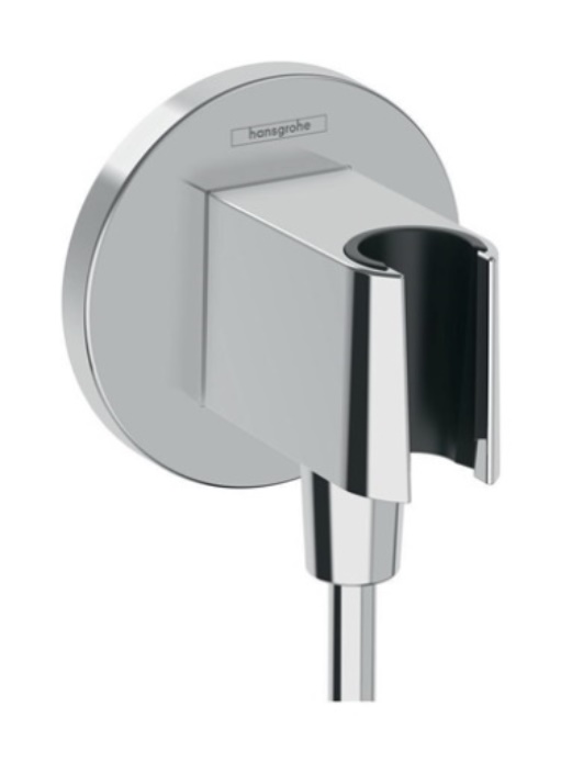 HANSGROHE 26888000 Wandanschluss FixFit S chrom mit Brausehalter