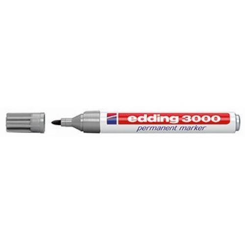 edding Permanentmarker 4-3000012 1,5-3mm Rundspitze grau