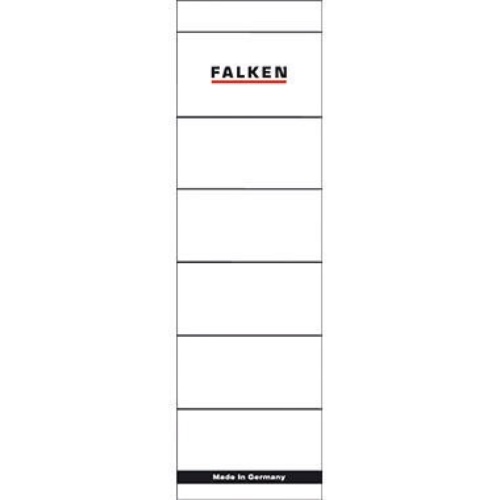 Falken Ordnerrückenschild 80039266 breit/kurz weiß 10 St./Pack.