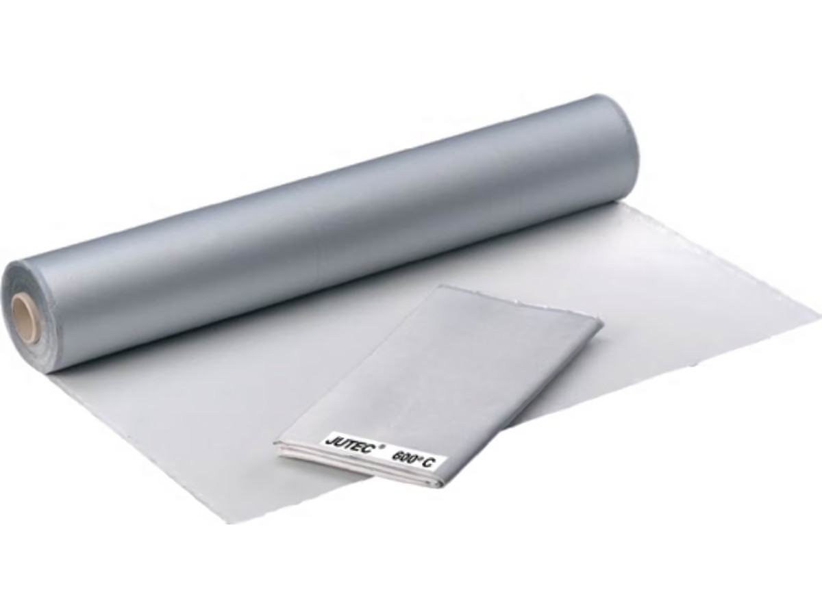 JUTEC S1352030 Spritzerschutzdecke JT 650 G1 E-Glasgewebe m.einseit. Alufixbesch