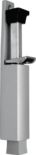 DENI 3837 0060 22 Türfeststeller 3837 0060 22 Zinkdruckguss silber lackiert Hubh