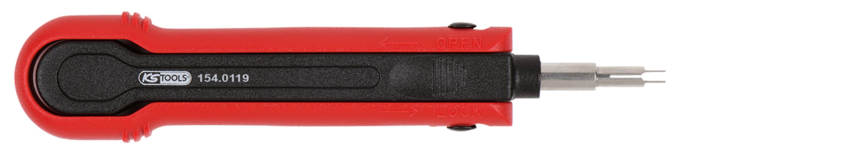 KS Tools 154.0119 Entriegelungswerkzeug für Flachsteckhülsen 2,8 mm