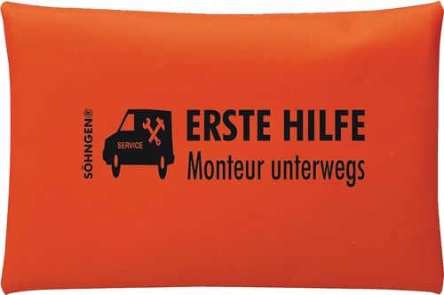 SÖHNGEN 0308023O Erste Hilfe Tasche Monteur unterwegs B210xH140ca.mm orange