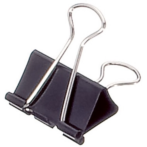 Soennecken Foldbackklemmer 1565 32x13mm schwarz 12 St./Pack.