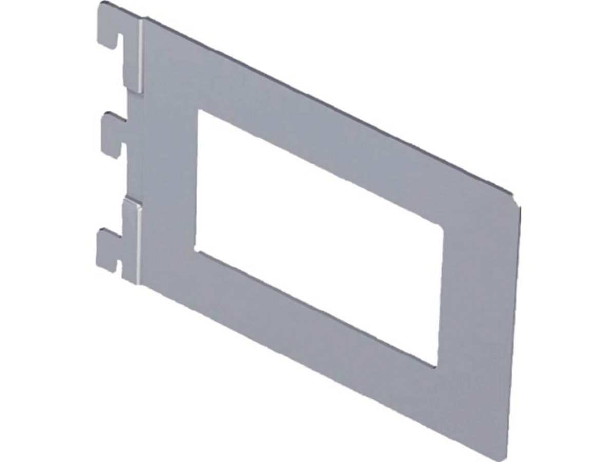 ALFER ALUMINIUM 10801-00001 Bücherbügel  weiß  Breite 143 mm Tiefe 118 mm