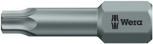 WERA 5066303001 Bit 867/1 TZ 1/4 Zoll T 8 Länge 25 mm Torsionszone, zähhart
