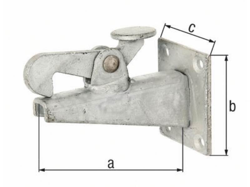 GAH 411756 Torfeststeller  Stahl feuerverzinkt mit Gegenplatte 100 mm