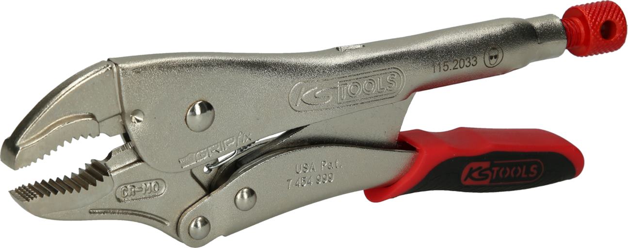 KS Tools 115.2033 Gripzange mit Easy-Release,55mm,L=225mm