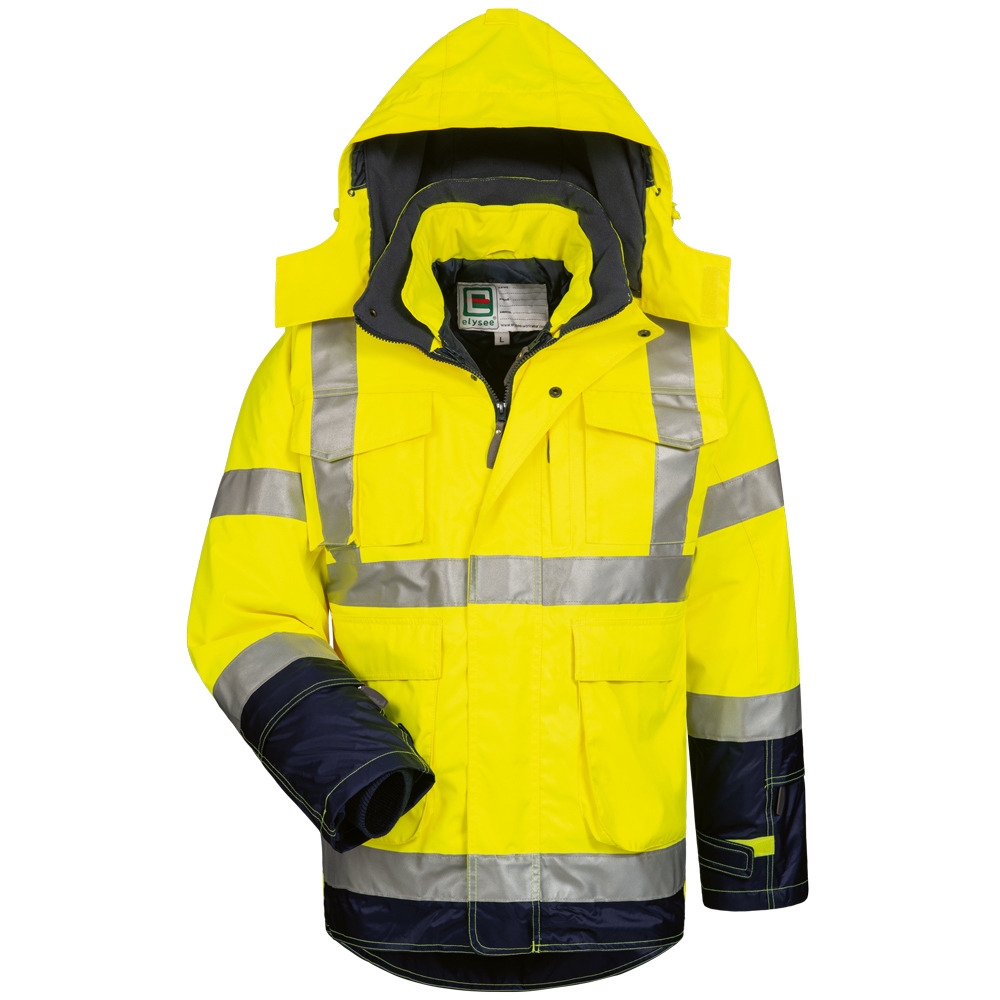 Gr .2XL (62/64) *BENJAMIN* 3IN1 WARNSCHUTZJACKE gelb *BENJAMIN* 2 in 1 high vis