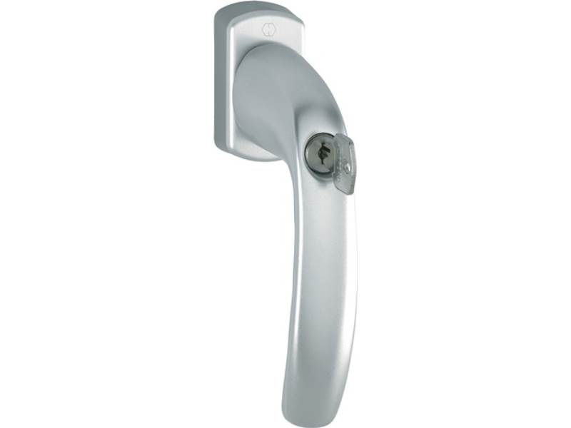 HOPPE 3286500 Fenstergriff New York 0810S/U10 TBT1 Aluminium 32 mm F9016 / verke