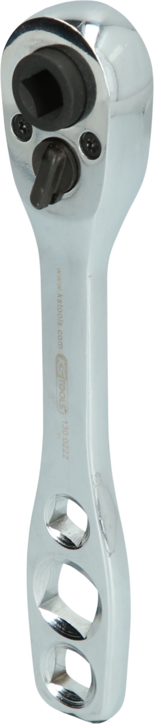 KS Tools 130.0222 5 in 1 Kälte-Klima-Ratsche, umschaltbar, 157mm