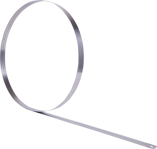 KS Tools 300.0118 Halbflexibler Stahlmaßstab, 2000mm