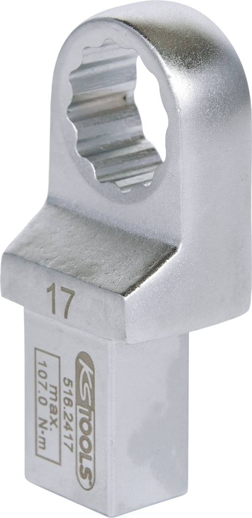 KS Tools 516.2417 14x18mm Einsteck-Ringschlüssel, 17mm