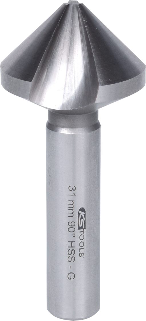 KS Tools 336.0075 HSS Kegel- und Entgratsenker 90°, 31mm