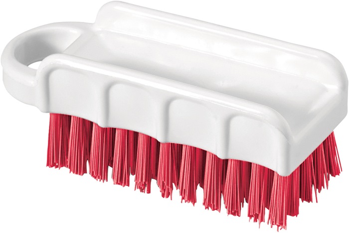 NÖLLE 18370052 HACCP-Stielbürste  Länge 155 mm Borstenstärke 0,50 mm rot