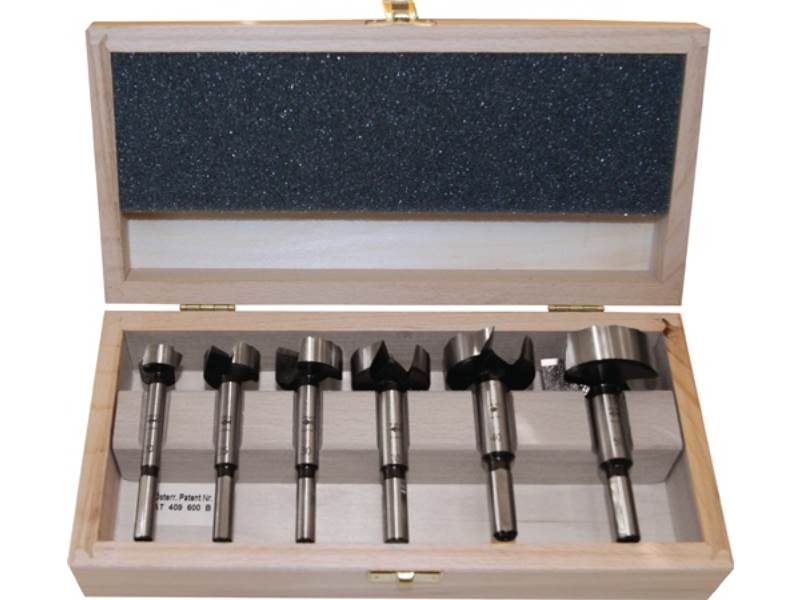 FISCH-TOOLS 03170006K Forstnerbohrer-Satz Type 0317 6-teilig Ø 20, 25, 30, 35, 4