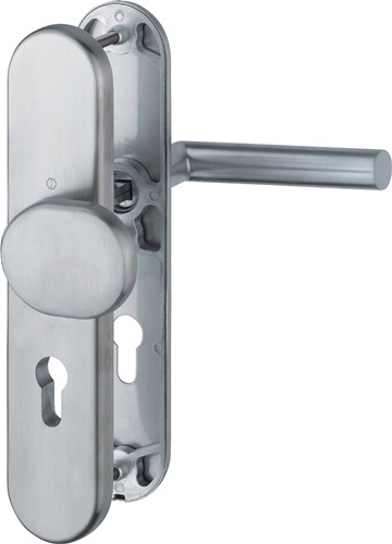 HOPPE 3940495 Schutzgarnitur Utrecht E86G/3331A/3440/1444Z Edelstahl F69 72 mm 3