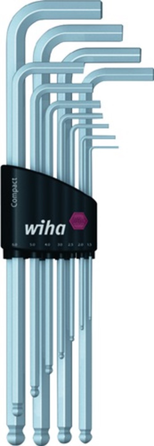 WIHA 36453 Winkelschraubendreher-Satz 369 H11 11-teilig Compact-Halter SW 1,5 -