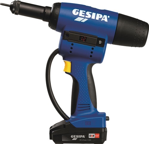 GESIPA 1679670 Akku-Blindnietmutternsetzgerät FireBird® Pro 10-teilig 15000 N  L