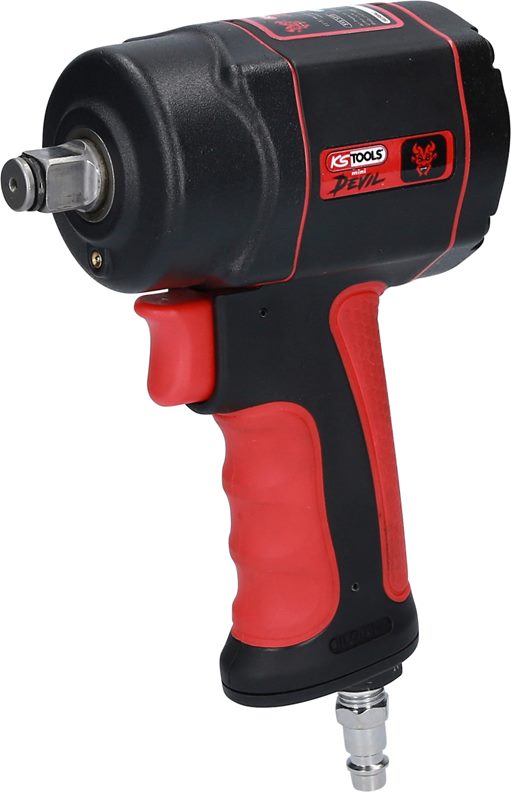 KS Tools 515.1315 1/2'' THE miniDEVIL Hochleistungs-Druckluft-Schlagschrauber, 1