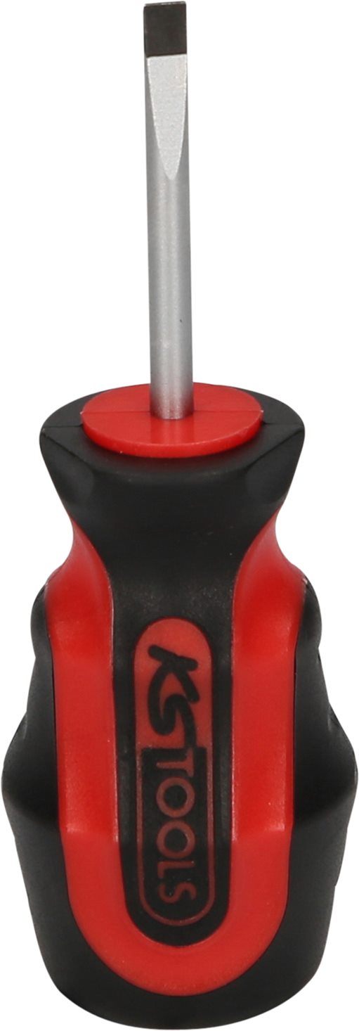 KS Tools 159.1121 ERGOTORQUEplus Schlitz-Schraubendreher, kurz, 4mm