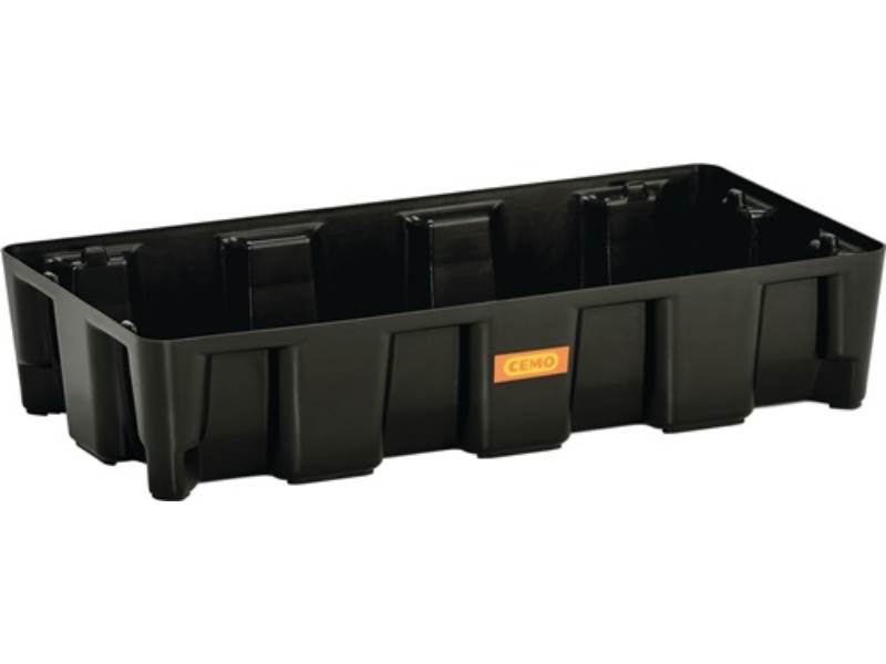 CEMO 10706 Auffangwanne  35 l L800xB400xH165mm Polyethylen ohne PE-Rost