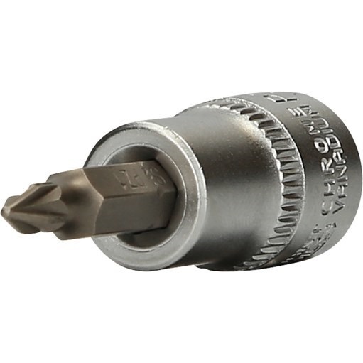 Brilliant Tools  BT021882 3/8'' PZ Schraubendreher-Einsatz, 49mm, PZ3