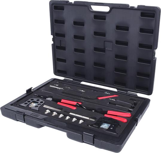 KS Tools 150.1100 Ventil Montage und Demontage Werkzeug-Satz, 25-tlg.