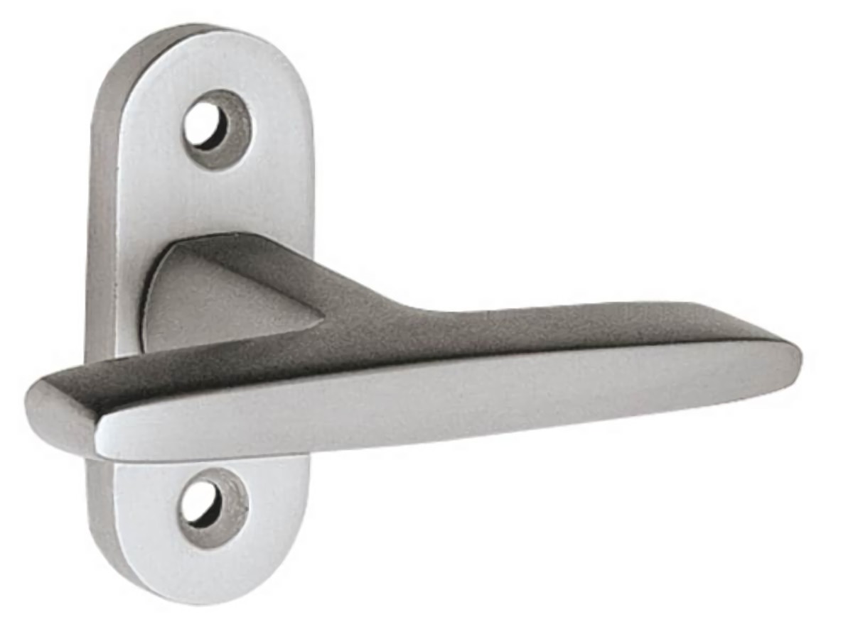 EDI 1511/0000/02 Fenstergriff 1511/0000 Aluminium F2 / neusilberfarbig Kreuzgrif