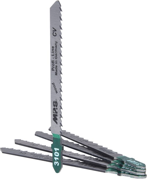 KS Tools 129.3101 Stichsägeblatt, CV, 100mm, 2,5mm, T101D, 5er Pck